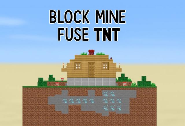 Block Mine Fuse Tnt
